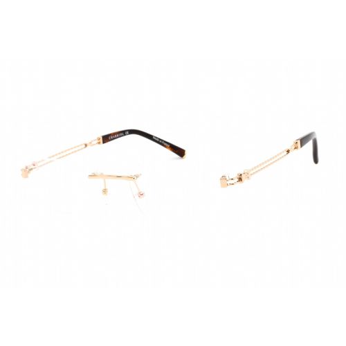 Men's Eyeglasses - Shiny Gold Titanium Rectangular Shape Frame / PC75088 C01 - Charriol - Modalova