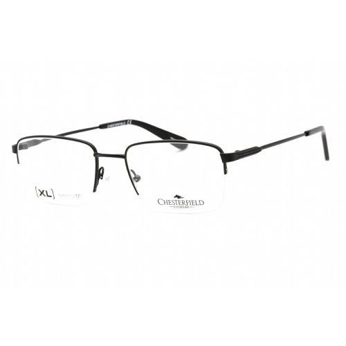 Men's Eyeglasses - Half Rim Matte Black Metal Frame / CH 96XL 0003 00 - Chesterfield - Modalova