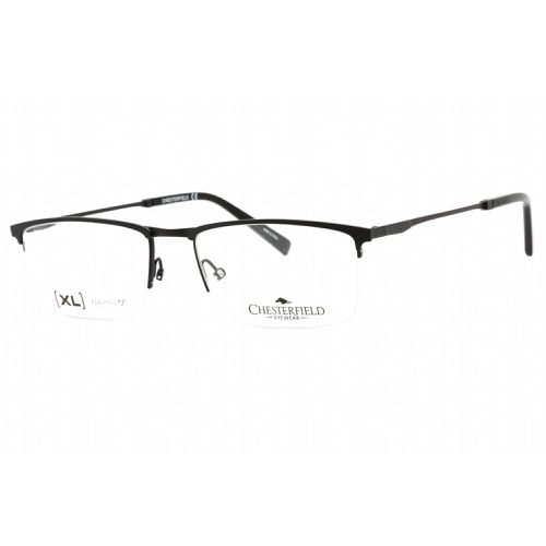 Men's Eyeglasses - Matte Black Metal Rectangular Frame / CH 101XL 0003 00 - Chesterfield - Modalova