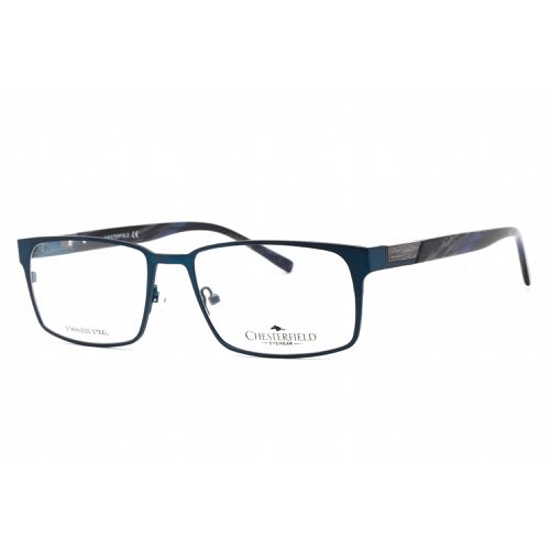 Men's Eyeglasses - Matte Navy Metal Rectangular Frame / 42 XL 0DL9 00 - Chesterfield - Modalova