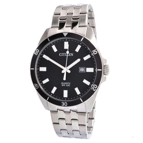 Men's Bracelet Watch - Quartz Black Dial Stainless Steel / BI5050-54E - Citizen - Modalova