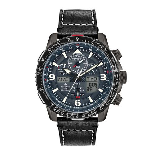Men's Chronograph Watch - Promaster Skyhawk A-T Black Strap / JY8077-04H - Citizen - Modalova