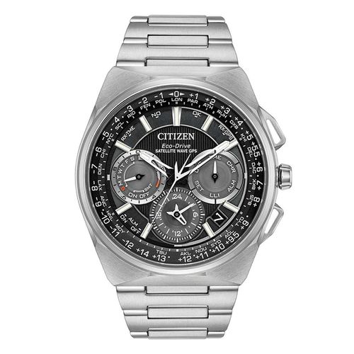 Men's Chronograph Watch - Satellite Wave F900 GPS Titanium Bracelet - Citizen - Modalova