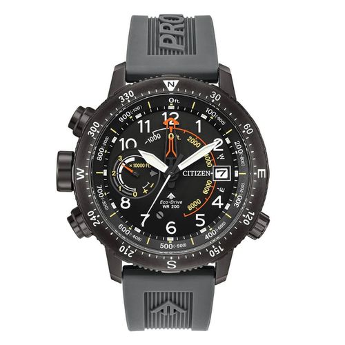 Men's Strap Watch - Promaster Altichron Compass Grey Rubber / BN5057-00E - Citizen - Modalova