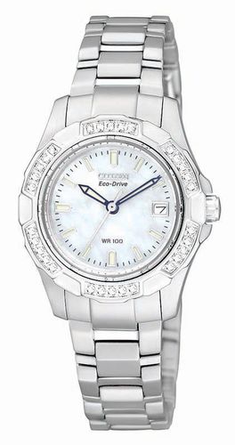 EW1370-52D Women's Aviara Diamond SS Bracelet Watch - Citizen - Modalova
