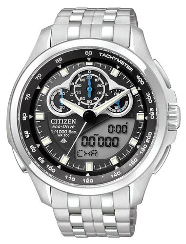 JW0090-53E Men's Eco Drive Chronograph World Timer Watch - Citizen - Modalova