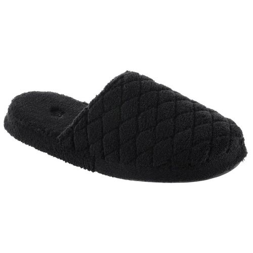Women’s Clog - Spa Quilted Stitching Black Comfort Terry, Large / A20123BLKWL - Acorn - Modalova