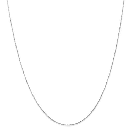 K White Gold .5 mm Carded Cable Rope Chain - Jewelry - Modalova