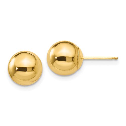 K Polished 8mm Ball Post Earrings - Jewelry - Modalova