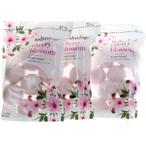 Women's Bath Fizzies - Cherry Blossom with Radiant Scent, Pack of 3 - Bodycology - Modalova
