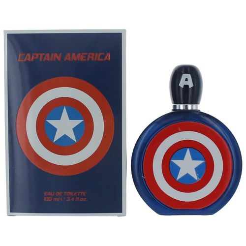 Captain America by , 3.4 oz Eau De Toilette Spray for Men - Marvel - Modalova