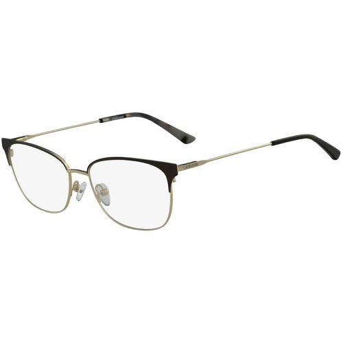 Women's Eyeglasses - Brown Metal Square Frame / CK18108 200 - Calvin Klein - Modalova