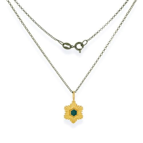 Eleni Ioannidi - Necklace With Enamel Star Pendant - Eleni Ioannidou - Modalova