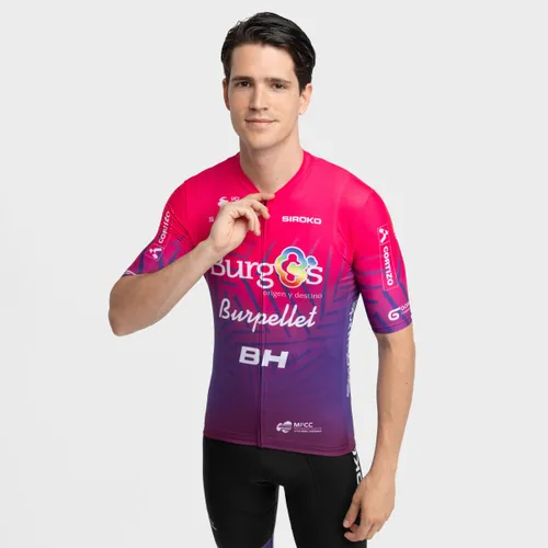 Maillot de Ciclismo - Burgos Burpellet BH - BBBH Burgos Pink - Siroko - Modalova