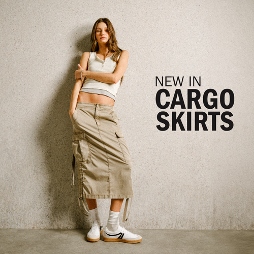 Women's Cargo Midi Skirt / Deep Slub - Size: 10 - Superdry - Modalova