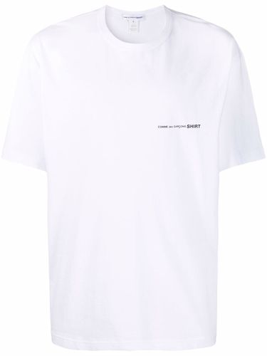 COMCOMME DES GARÃONS SHIRTME DES GARÃONS SHIRT - Cotton Logo T-shirt - ComComme des GarÃ§ons Shirtme des garÃ§ons shirt - Modalova