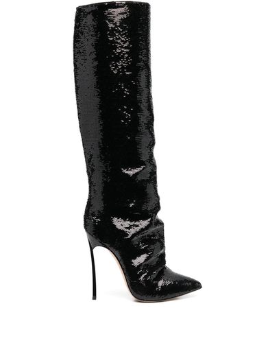 CASADEI - Leather Heel Boots - Casadei - Modalova