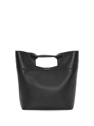 The Square Bow Leather Handbag - Alexander McQueen - Modalova