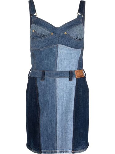 MARINE SERRE - Short Denim Dress - Marine Serre - Modalova