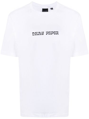 DAILY PAPER - Logo Cotton T-shirt - Daily paper - Modalova