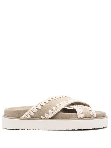 MOU - Criss Cross Bio Sandals - Mou - Modalova