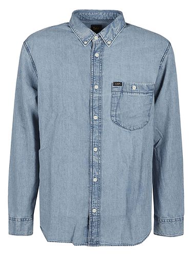 LEE JEANS - Logo Denim Shirt - Lee Jeans - Modalova