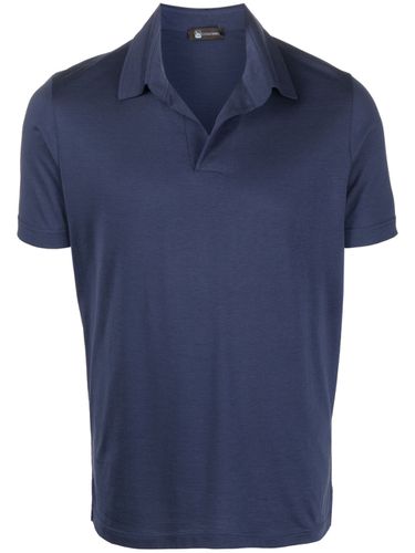 Silk Blend Cotton Polo Shirt - Colombo - Modalova