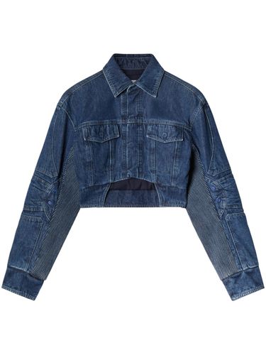 OFF-WHITE - Cropped Denim Jacket - Off-White - Modalova