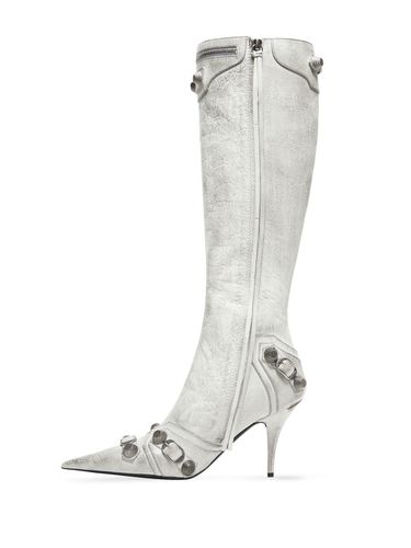 Le Cagole Leather Boots - Balenciaga - Modalova