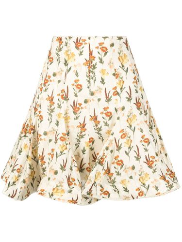 Printed Linen Mini Skirt - Agua By Agua Bendita - Modalova
