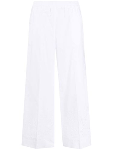 Cotton Trousers With Embroidery - Parosh - Modalova