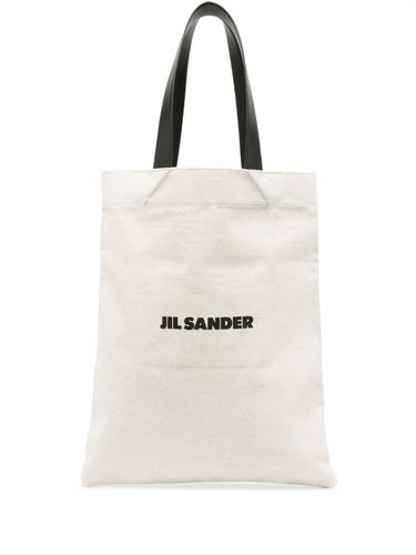 Book Tote Linen Shopping Bag - Jil Sander - Modalova
