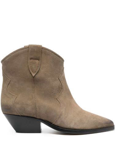 Dewina Leather Ankle Boots - Isabel Marant - Modalova