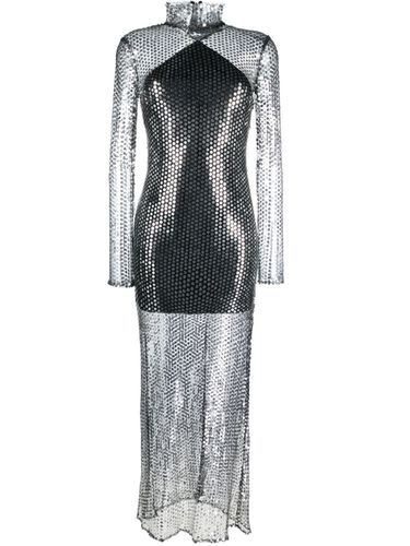 Tina Transparent Long Dress With Sequins - Taller Marmo - Modalova