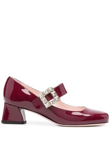 Tres Vivier Strass Patent Leather Pumps - Roger Vivier - Modalova