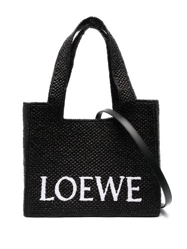 LOEWE - Loewe Font Raffia Tote Bag - Loewe - Modalova