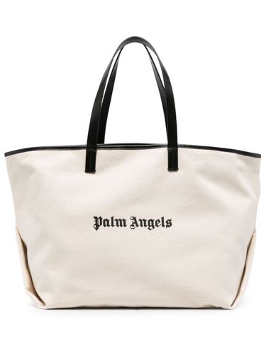 PALM ANGELS - Logo Tote Bag - Palm Angels - Modalova