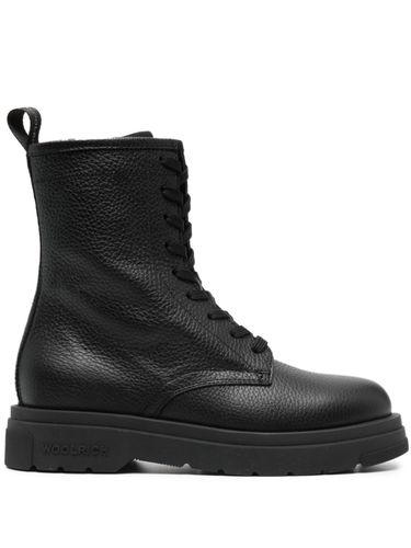 Leather Lace-up Ankle Boots - Woolrich - Modalova