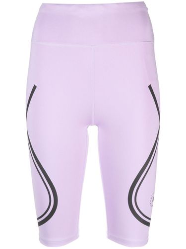 Adidas By Stella Mccartney Woman Leggings Fuchsia Size L Recycled  Polyester, Elastane In Pink