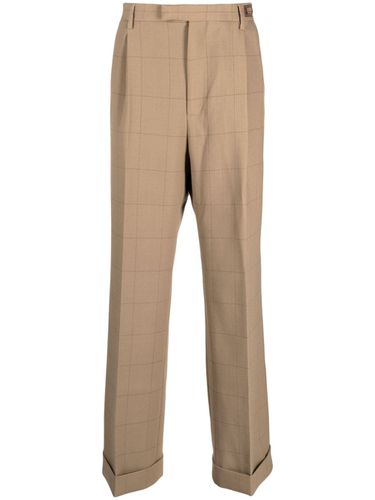 GUCCI - Checked Wool Trousers - Gucci - Modalova