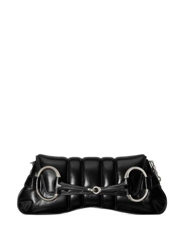 Horsebi Chain Medium Leather Shoulder Bag - Gucci - Modalova