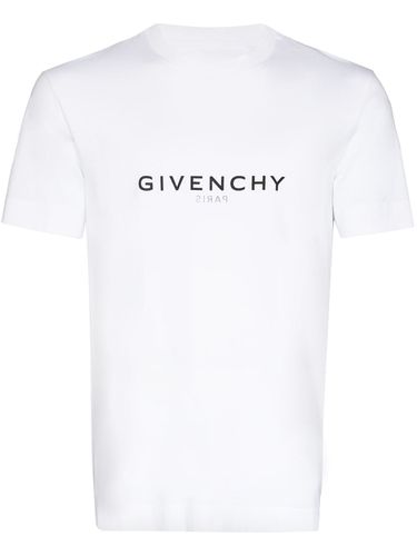 GIVENCHY - Logo Cotton T-shirt - Givenchy - Modalova