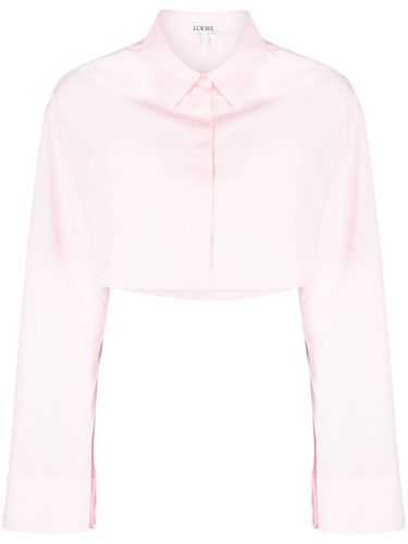 LOEWE - Cotton Cropped Shirt - Loewe - Modalova