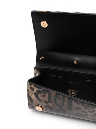 Dg Logo Leather Handbag - Dolce & Gabbana - Modalova