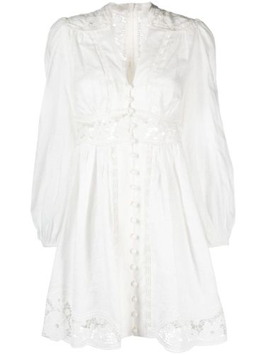 Plunge Linen Mini Dress - Zimmermann - Modalova