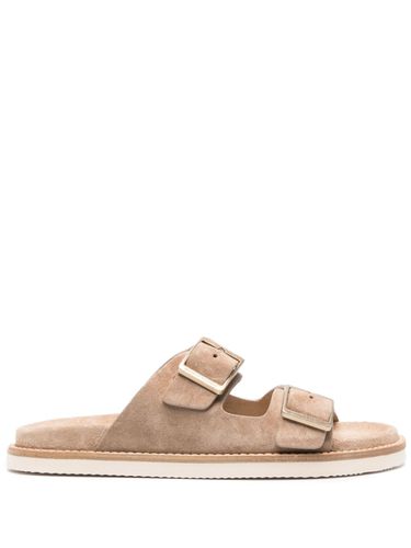 Leather Sandals - Brunello Cucinelli - Modalova