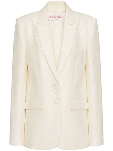Toile Iconographe Wool And Silk Blend Blazer Jacket - Valentino - Modalova