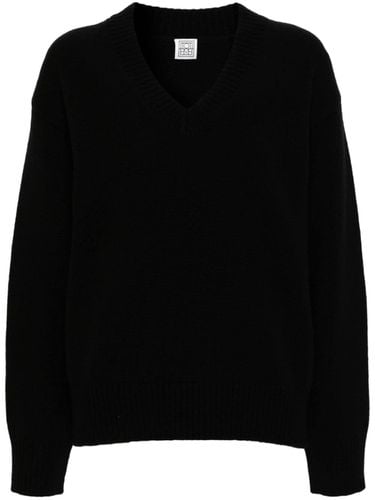 Wool And Cashmere Blend V-necked Jumper - Toteme - Modalova