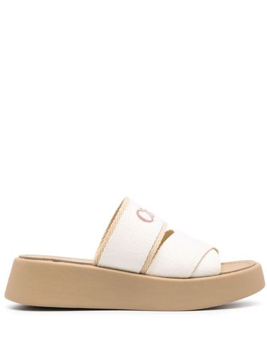 CHLOÉ - Mila Leather Flatform Sandals - Chloé - Modalova