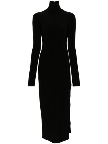 Side Slits Turtleneck Midi Dress - Norma Kamali - Modalova